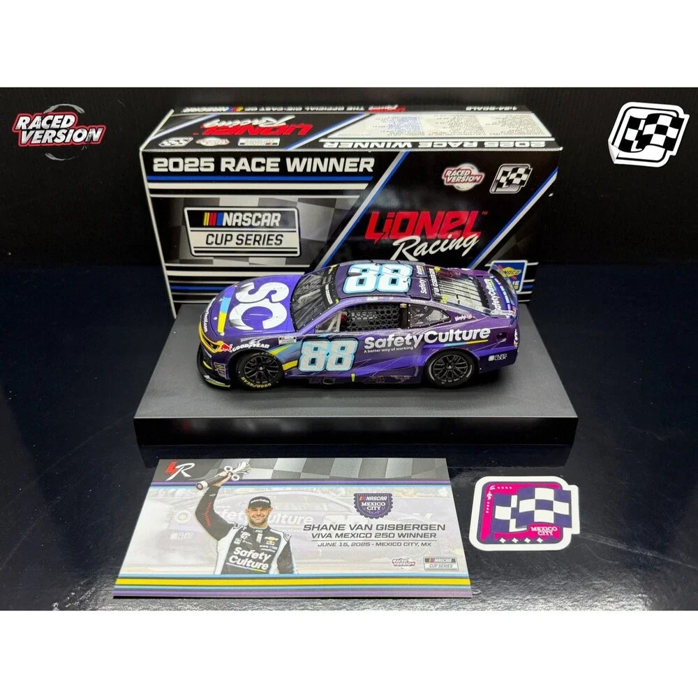 2025 Shane van Gisbergen 1:24 #88 Safety Culture Mexico City Win NASCAR Diecast